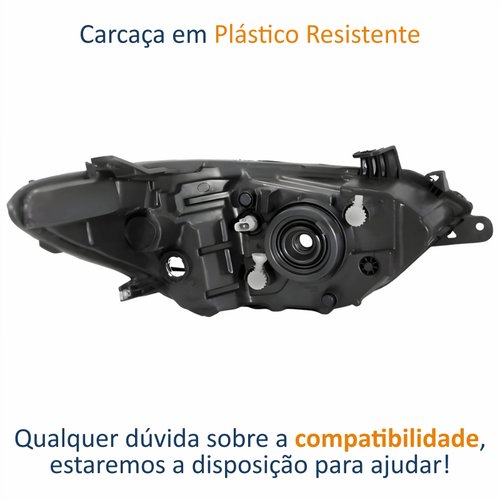 Farol Gm Onix 2017 Até 2020 Original Arteb Lado Esquerdo Motorista