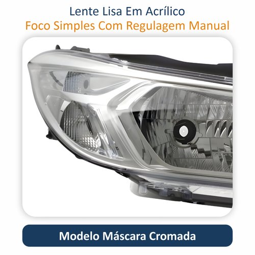 Farol Gm Onix Joy 2017 até 2019 Original Arteb Lado Direito Passageiro