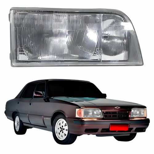 Farol Gm Opala 1988 Até 1992 Original Arteb Lado Direito Passageiro
