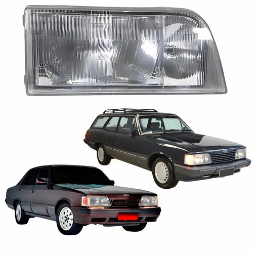 Farol Gm Opala Caravan 1988 Até 1992 Original Arteb Lado Direito Passageiro
