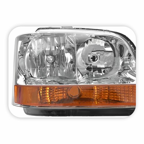 Farol Gm S-10 Blazer 2001 até 2011 Máscara Cromada Pisca Ambar Lado Direito Passageiro