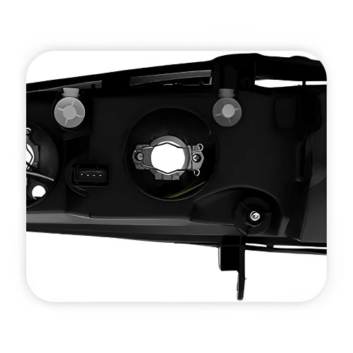 Farol Gm Vectra 2000 Até 2005 Mascara Negra Lado Direito Passageiro
