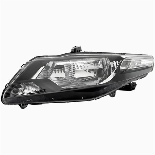 Farol Honda City 2010 2011 2012 2013 2014 Mascara Negra Lado Esquerdo Motorista