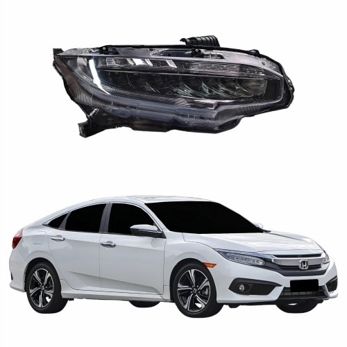 Farol Honda Civic Touring 2017 2018 2019 2020 2021 Full Led Lado Direito Passageiro
