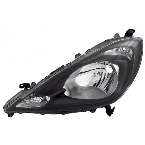 Farol Honda Fit 2013 2014 Mascara Negra Lado Esquerdo Motorista