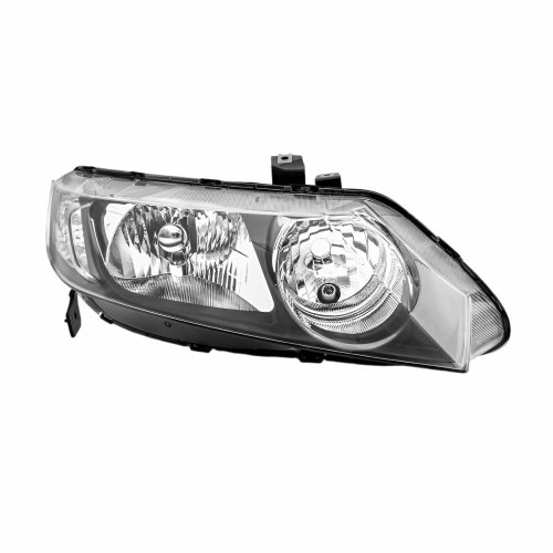Farol Honda New Civic 2007 2008 2009 2010 2011 Mascara Cromada Lado Direito