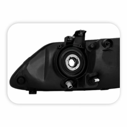 Farol Honda New Civic 2007 2008 2009 2010 2011 Mascara Cromada Lado Direito