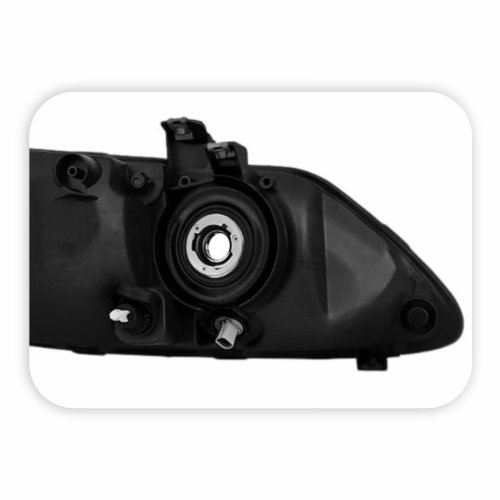 Farol Honda New Civic 2007 2008 2009 2010 2011 Mascara Cromada Lado Esquerdo