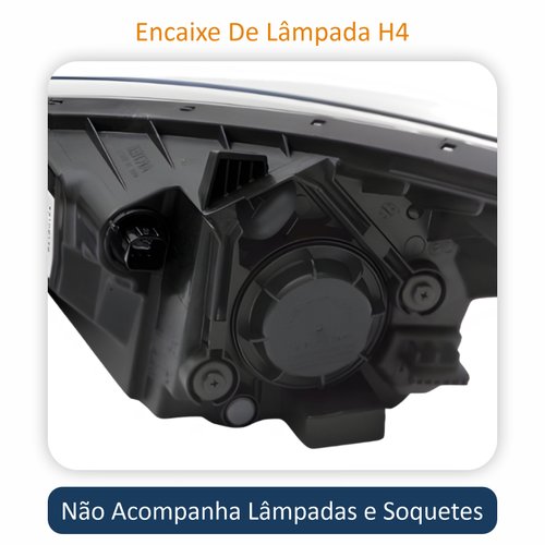 Farol Hyundai Hb20 2012 Até 2019 Original Arteb Máscara Negra Lado Direito Passageiro