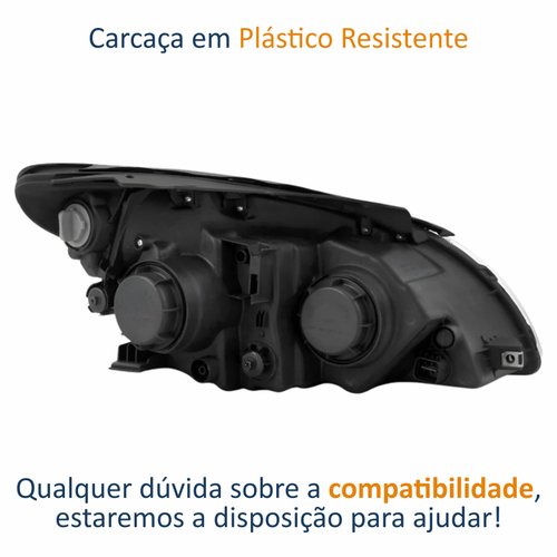 Farol Hyundai I-30 2009 Até 2012 Lado Esquerdo Motorista