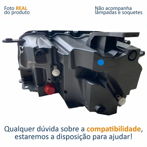 Farol Principal Jeep Commander 2021 2022 2023 2024 Full Led Lado Direito Passageiro