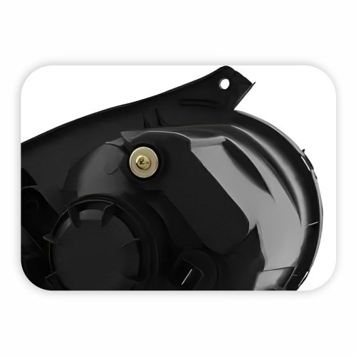 Farol Kia Picanto 2009 2010 2011 Mascara Cromada Lado Esquerdo Motorista