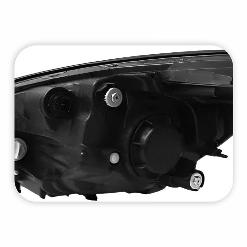 Farol Kia Picanto 2012 2013 2014 2015 2016 Mascara Cromada Lado Direito Passageiro