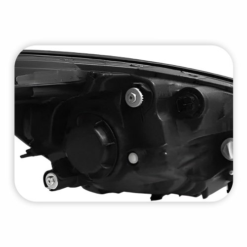 Farol Kia Picanto 2012 2013 2014 2015 2016 Mascara Cromada Lado Esquerdo Motorista