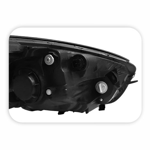Farol Kia Picanto 2012 2013 2014 2015 2016 Mascara Cromada Lado Esquerdo Motorista