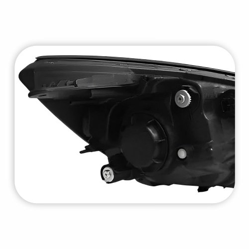 Farol Kia Picanto 2012 2013 2014 2015 2016 Mascara Cromada Lado Esquerdo Motorista