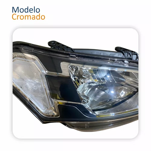 Farol Principal Kia Soul 2009 2010 2011 2012 Cromado Lado Direito Passageiro