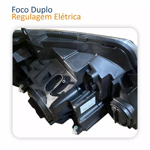 Farol Principal MB Sprinter 2013 Até 2021 Máscara Negra Lado Esquerdo Motorista