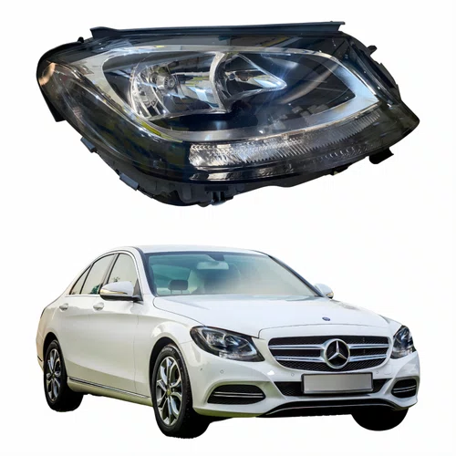 Farol Principal MB C180 2013 2014 2015 2016 Lado Direito Passageiro