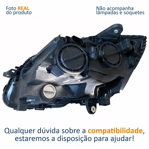 Farol Principal MB C180 2013 2014 2015 2016 Lado Direito Passageiro