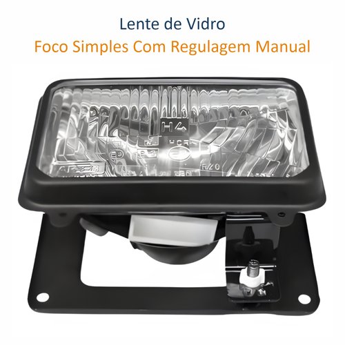 Farol Mercedes Benz Cara Preta 1214 1418 1618 1935 H4 Original Arteb