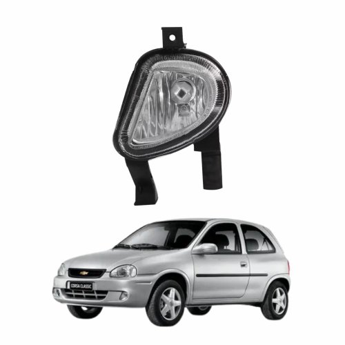 Farol Milha Auxiliar Gm Corsa 2000 a 2010 Lado Esquerdo Motorista