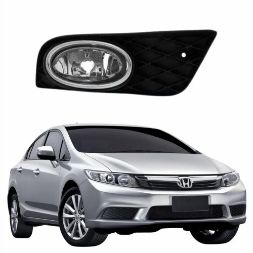 Farol Auxiliar De Milha Honda New Civic 2012 2013 2014 Lado Direito Passageiro