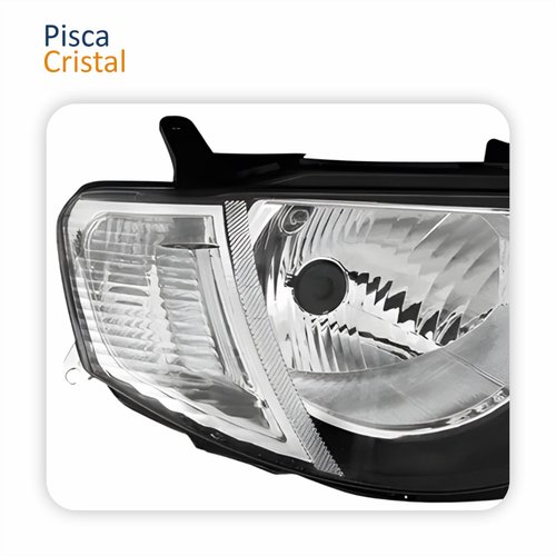 Farol Principal Mitsubishi L200 Triton 2008 Até 2017 Pisca Cristal Lado Direito Passageiro