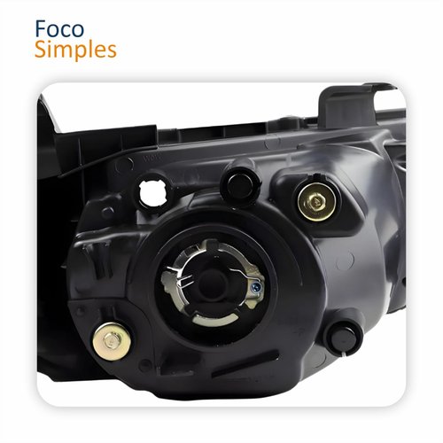 Farol Principal Mitsubishi L200 Triton 2008 2009 2010 2011 2012 2013 2014 2015 2016 2017 Pisca Cristal Lado Esquerdo Motorista
