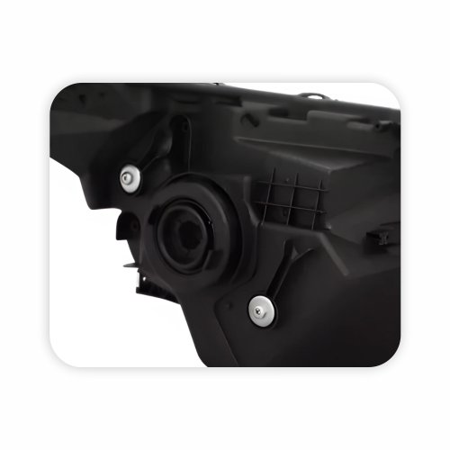 Farol Mitsubishi Triton L-200 2017 2018 2019 2020 Máscara Negra Pisca Âmbar Lado Esquerdo Motorista