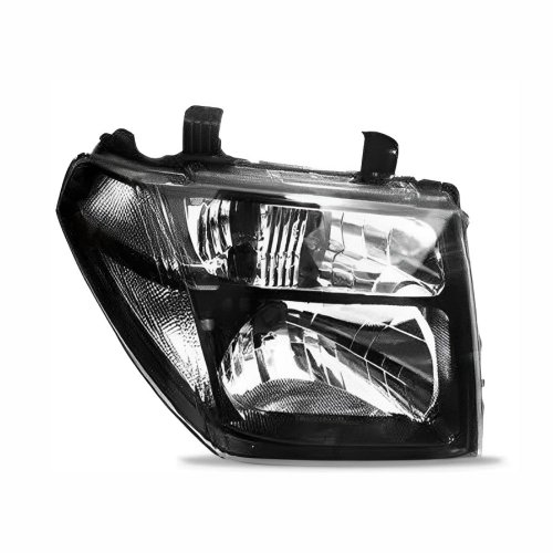 Farol Nissan Frontier 2008 2009 2010 2011 2012 2013 2014 2015 2016 Máscara Ara Negra Lado Direito Passageiro