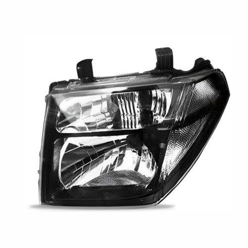 Farol Nissan Frontier 2008 Até 2016 Mascara Negra Lado Esquerdo Motorista