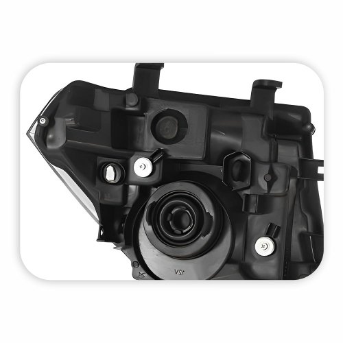 Farol Nissan Frontier 2008 Até 2016 Mascara Negra Lado Esquerdo Motorista