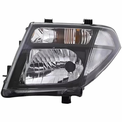 Farol Nissan Frontier 2008 Até 2016 Mascara Negra Lado Esquerdo Motorista