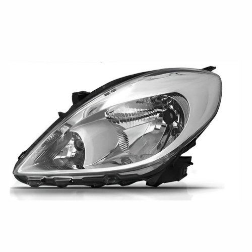 Farol Nissan Versa 2011 2012 2013 2014 Mascara Cromada Lado Esquerdo Motorista