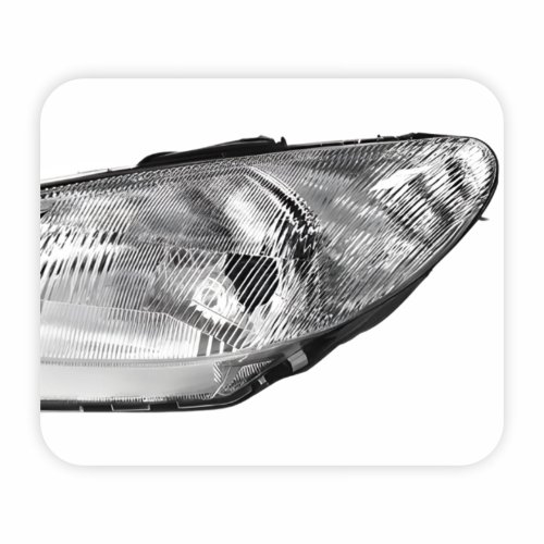 Farol Peugeot 206 1998 Até 2003 Lente Raiada Lado Esquerdo Motorista