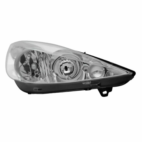 Farol Peugeot 207 2007 até 2015 Máscara Cromada Lado Direito Passageiro