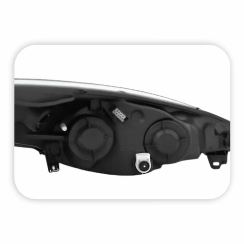 Farol Peugeot 207 2007 até 2015 Máscara Cromada Lado Direito Passageiro
