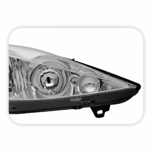 Farol Peugeot 207 2007 até 2015 Máscara Cromada Lado Direito Passageiro