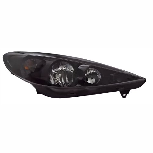 Farol Peugeot 207 2009 Até 2014 Máscara Negra Lado Direito Passageiro