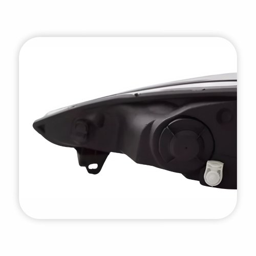 Farol Peugeot 207 2009 Até 2014 Máscara Negra Lado Direito Passageiro