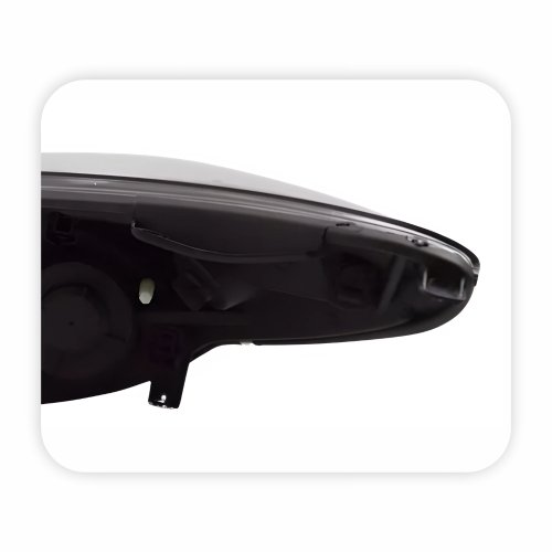 Farol Peugeot 207 2009 Até 2014 Máscara Negra Lado Direito Passageiro