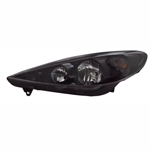 Farol Peugeot 207 2009 Até 2014 Máscara Negra Lado Esquerdo Motorista