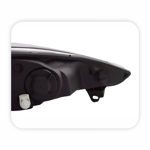 Farol Peugeot 207 2009 Até 2014 Máscara Negra Lado Esquerdo Motorista