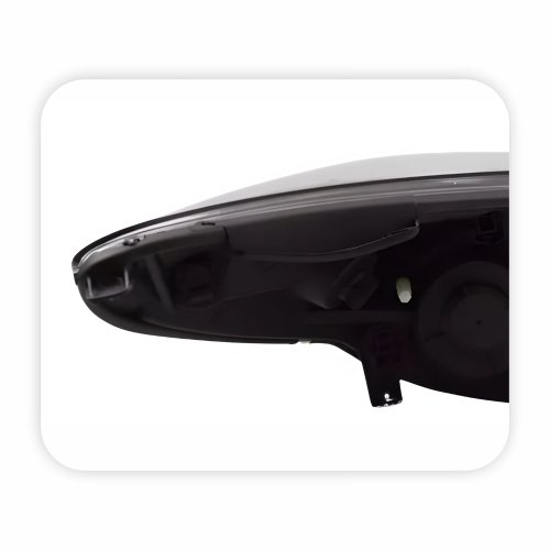 Farol Peugeot 207 2009 Até 2014 Máscara Negra Lado Esquerdo Motorista
