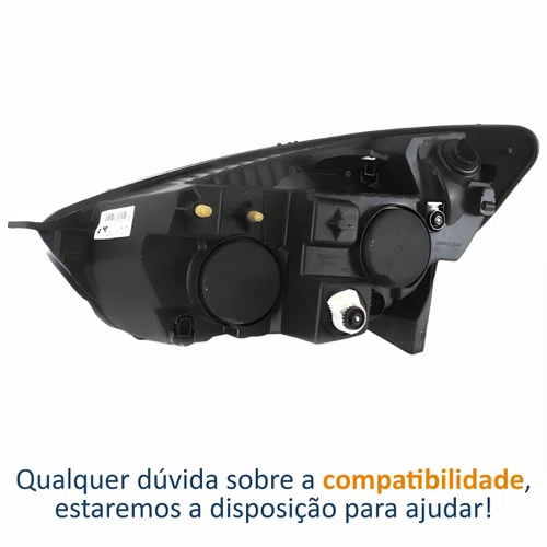 Farol Principal Fiat Grand Siena 2012 Até 2019 Cromomix Lado Direito Passageiro