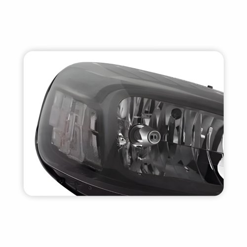 Farol Principal Fiat Uno Fiorino 2022 2023 Máscara Negra Lado Direito Motorista