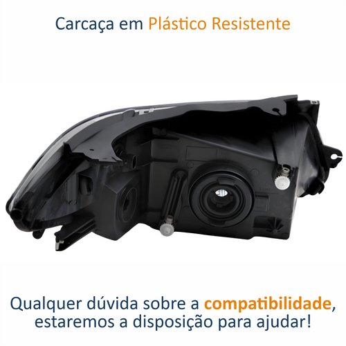Farol Principal Gm Onix 2012 Até 2016 Original Arteb Máscara Negra Friso Azul Lado Esquerdo Motorista