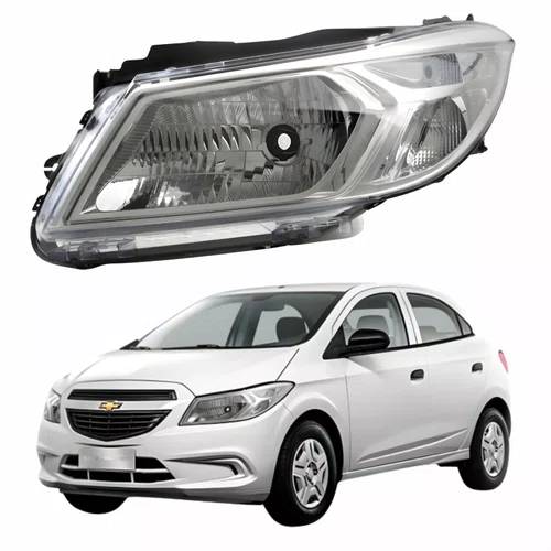 Farol Principal Gm Onix 2013 até 2016 Lado Esquerdo Motorista