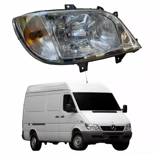 Farol Principal MB Sprinter 2002 2003 2004 2005 2006 Lado Direito Passageiro